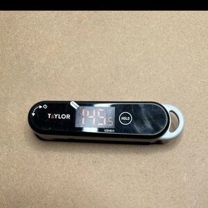 Taylor Digital Folding Probe Meat Thermometer With Magnet LED
